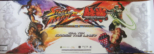 Street Fighter X Tekken Video Game 2012 Capcom 10x30 poster - AutographsForSale.com