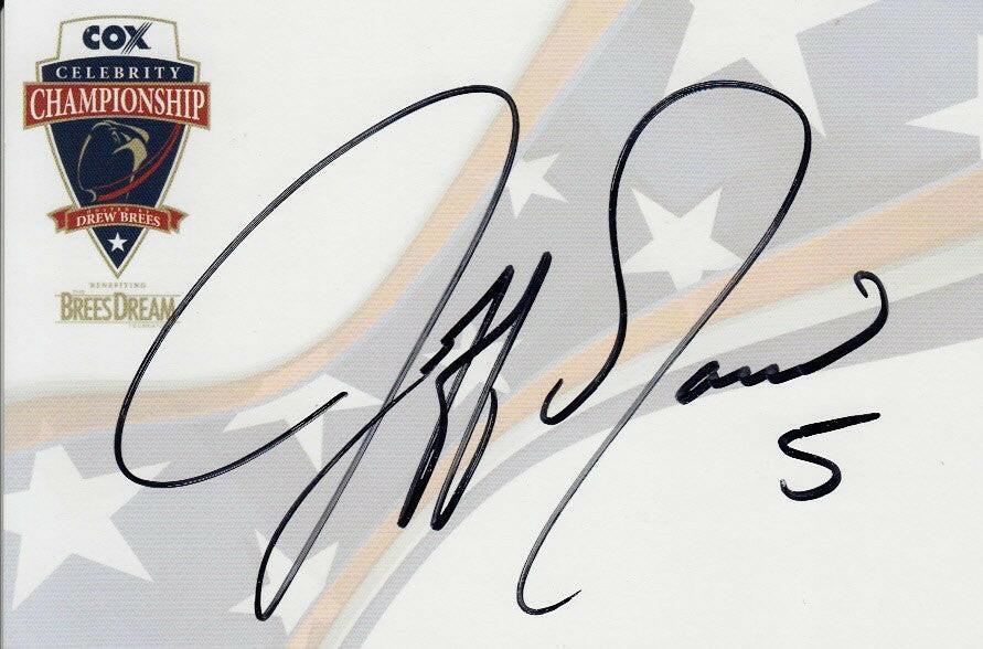 Jeff Garcia autographed 4x6 signature card SF 49ers - AutographsForSale.com