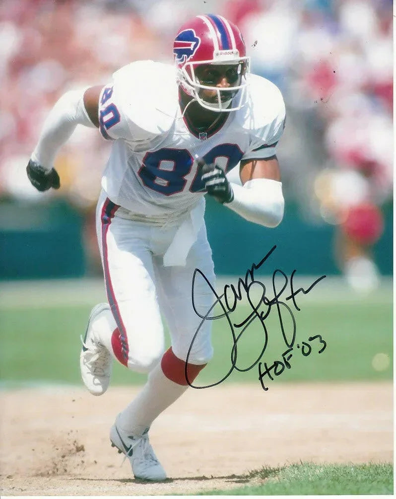 James Lofton signed Buffalo Bills 8x10 photo with HOF 03 - AutographsForSale.com