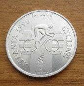 1996 USA Olympic Cycling team General Mills Coin Medallion - AutographsForSale.com