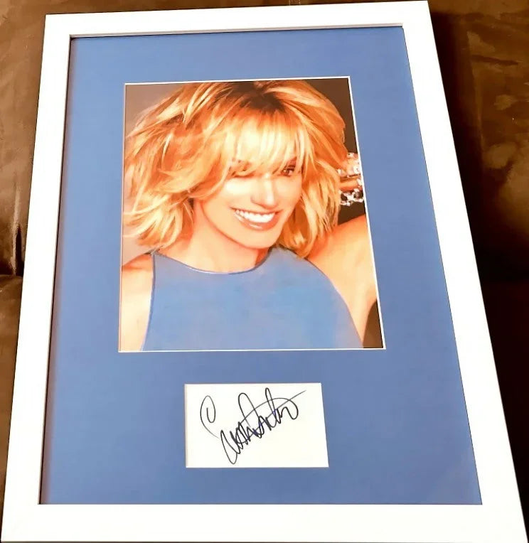 Susan Anton autograph framed 8x10 portrait photo JSA - AutographsForSale.com