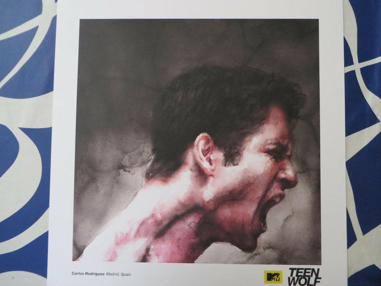 Teen Wolf 2015 SDCC artwork 18x18 lithograph poster (Scott) - AutographsForSale.com