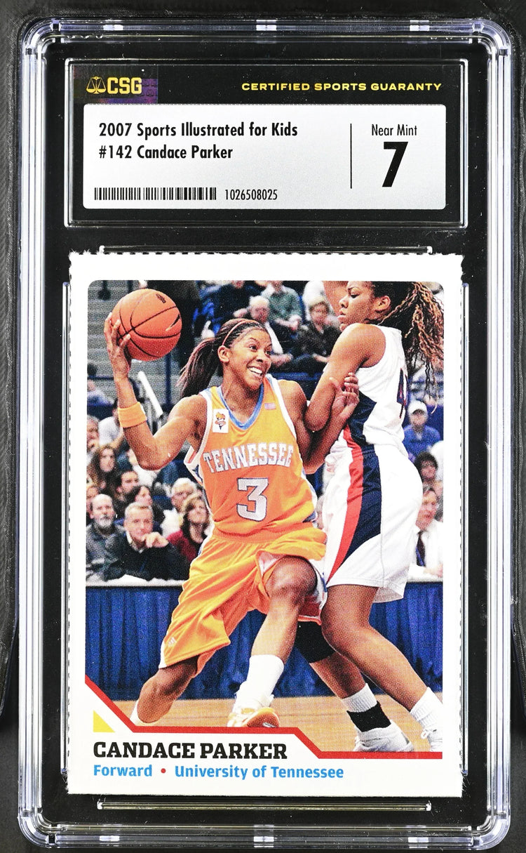 Candace Parker Tennessee Vols 2007 SI for Kids RC CSG 7 - AutographsForSale.com