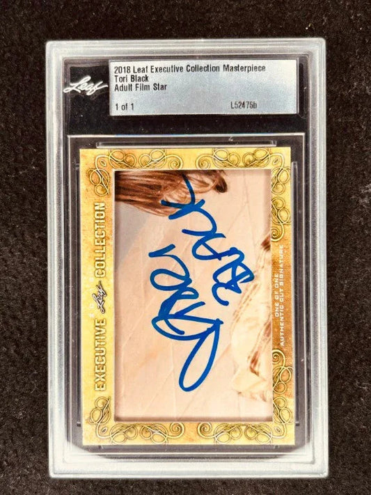 Tori Black 2018 Leaf Masterpiece Cut Signature certified autograph card 1/1 JSA - AutographsForSale.com