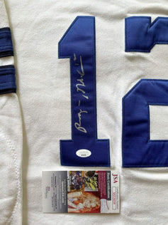 Roger Staubach signed Dallas Cowboys 1969 ROOKIE Champion jersey JSA - AutographsForSale.com