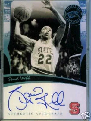 Spud Webb certified autograph North Carolina State Wolfpack 2007 Press Pass card - AutographsForSale.com