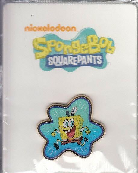 Spongebob Squarepants 2017 Comic-Con Nickelodeon promo Pin - AutographsForSale.com
