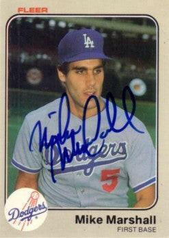 Mike Marshall autographed Los Angeles Dodgers 1983 Fleer card - AutographsForSale.com
