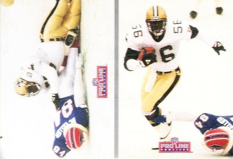 Pat Swilling Saints 1992 Pro Line NSCC error card BGS 9.5 GEM MINT - AutographsForSale.com