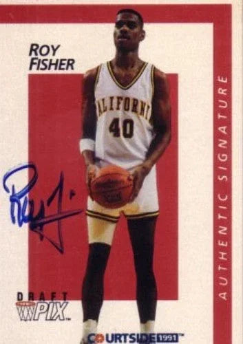 Roy Fisher certified autograph Cal Bears 1991 Courtside card - AutographsForSale.com