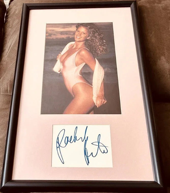 Rachel Hunter autograph framed Sports Illustrated Swimsuit Issue photo JSA - AutographsForSale.com