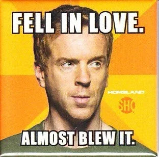 Homeland 2012 Comic-Con promo button or pin (Damian Lewis) - AutographsForSale.com