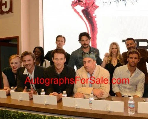 True Blood cast autographed 2012 Comic-Con poster Stephen Moyer Anna Paquin Alexander Skarsgard JSA - AutographsForSale.com
