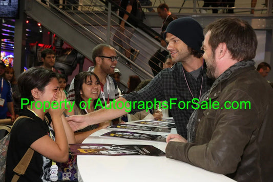 Supernatural cast signed 2015 SDCC poster Jensen Ackles Jared Padalecki JSA - AutographsForSale.com