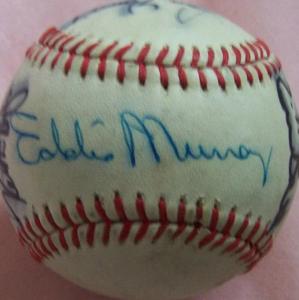 1987 1988 Orioles signed AL baseball Eddie Murray Cal Ripken Sr - AutographsForSale.com