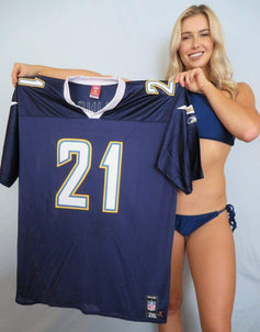 LaDainian Tomlinson SD Chargers 2007 Reebok blue jersey - AutographsForSale.com