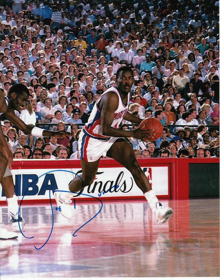 Joe Dumars autographed Detroit Pistons 8x10 photo - AutographsForSale.com