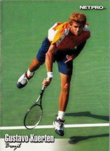 Gustavo Kuerten 2003 NetPro tennis short print card - AutographsForSale.com