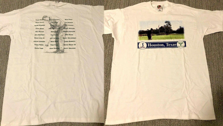 Phil Mickelson signed 1999 PGA Tour Championship T-shirt JSA - AutographsForSale.com