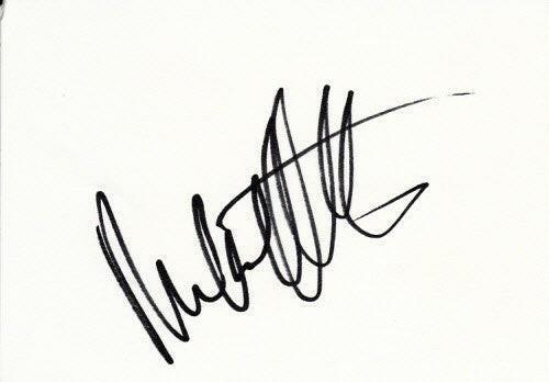 Michael Andretti autographed index card - AutographsForSale.com