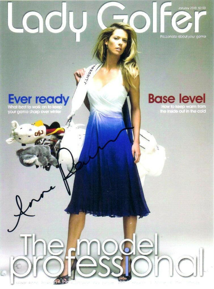 Anna Rawson autographed Lady golfer cover 8x10 photo - AutographsForSale.com