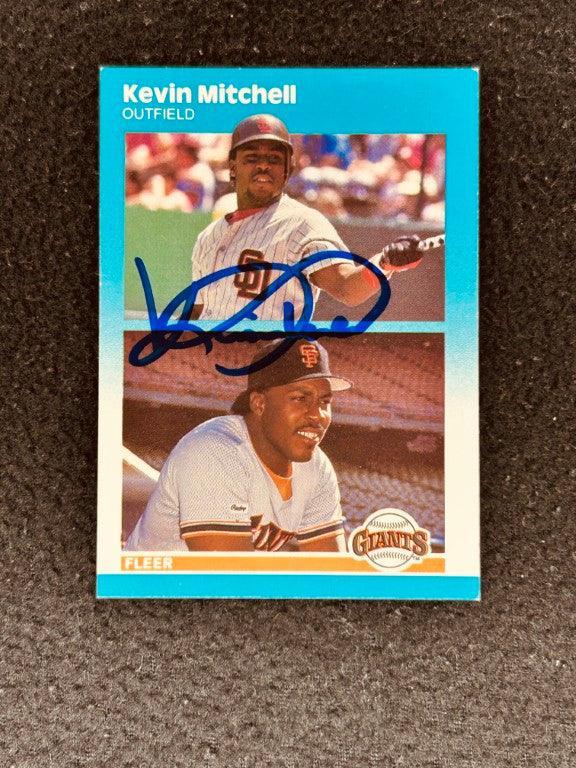 Kevin Mitchell signed SF Giants 1987 Fleer Update card MLB hologram - AutographsForSale.com