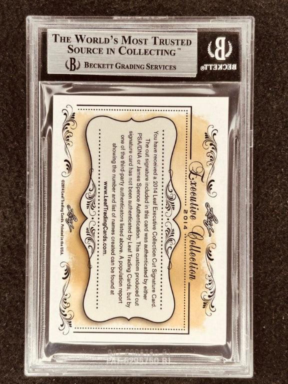 Lisa Loeb 2014 Leaf Masterpiece Cut Signature certified autograph card 1/1 JSA - AutographsForSale.com