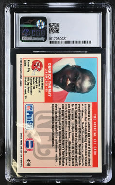Derrick Thomas KC Chiefs 1989 Pro Set Rookie Card CSG 8.5 Alabama - AutographsForSale.com