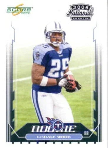 Lendale White Tennessee Titans 2006 Score National Convention promo RC - AutographsForSale.com