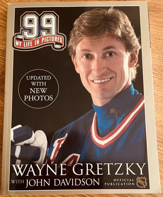 Wayne Gretzky signed 99 My Life in Pictures book JSA NY Rangers LA Kings Edmonton Oilers - AutographsForSale.com