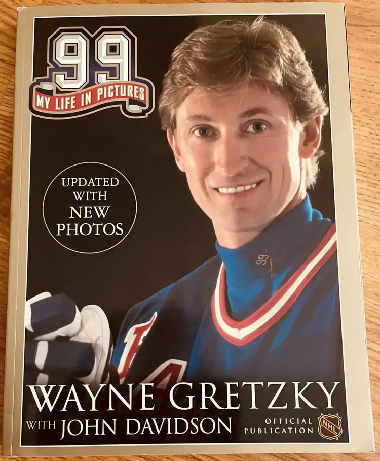 Wayne Gretzky signed 99 My Life in Pictures book JSA NY Rangers LA Kings Edmonton Oilers - AutographsForSale.com