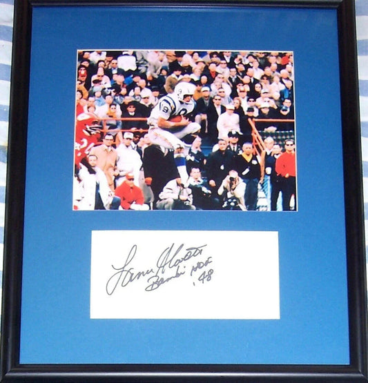Lance Alworth autograph framed SD Chargers 8x10 photo JSA - AutographsForSale.com