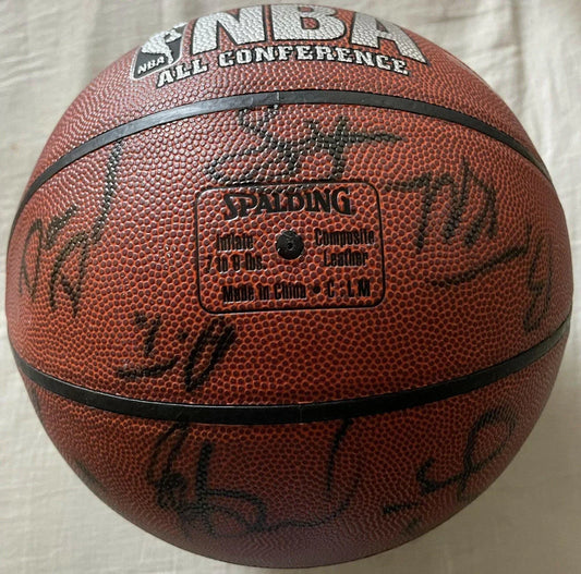 2007-08 Los Angeles Clippers team autographed NBA basketball Elton Brand Chris Kaman - AutographsForSale.com