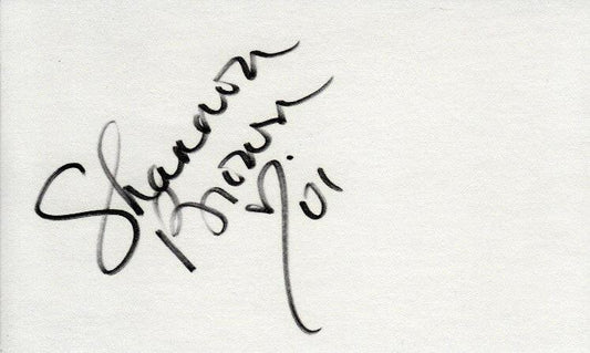 Shannon Brown (country singer) autographed 3x5 index card - AutographsForSale.com