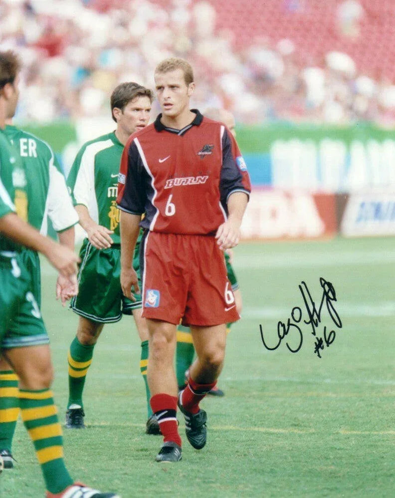 Lazo Alavanja autographed MLS Dallas Burn 8x10 photo - AutographsForSale.com