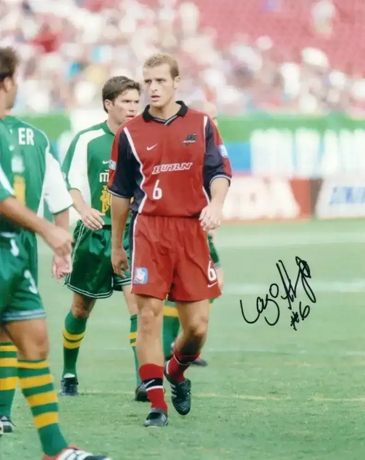 Lazo Alavanja autographed MLS Dallas Burn 8x10 photo - AutographsForSale.com
