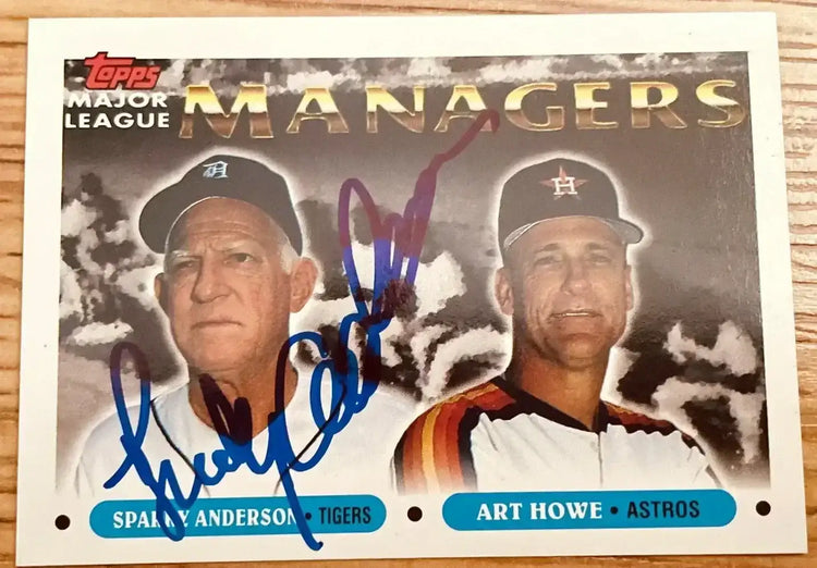 Sparky Anderson autographed Detroit Tigers 1993 Topps card - AutographsForSale.com
