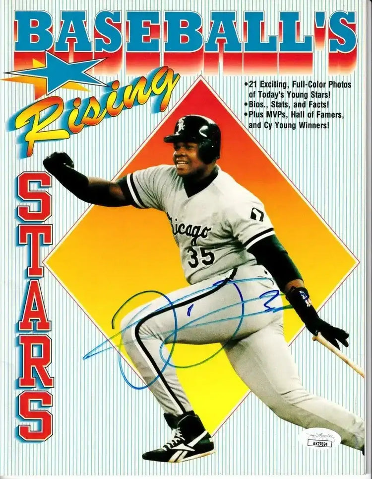 Frank Thomas signed White Sox Baseball’s Rising Stars book JSA - AutographsForSale.com