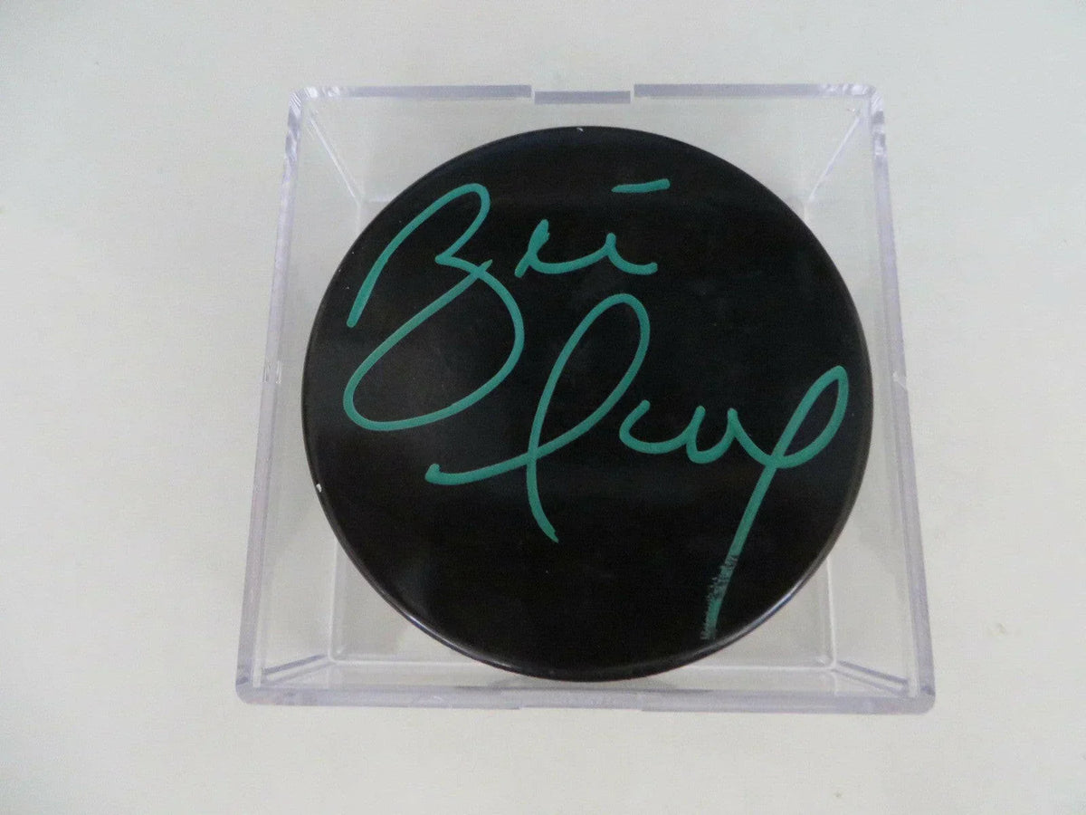 Brett Hull autographed hockey puck JSA St Louis Blues Dallas Stars - AutographsForSale.com
