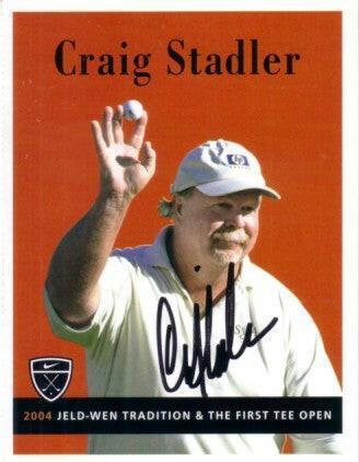 Craig Stadler autographed 2004 Nike golf promo card - AutographsForSale.com