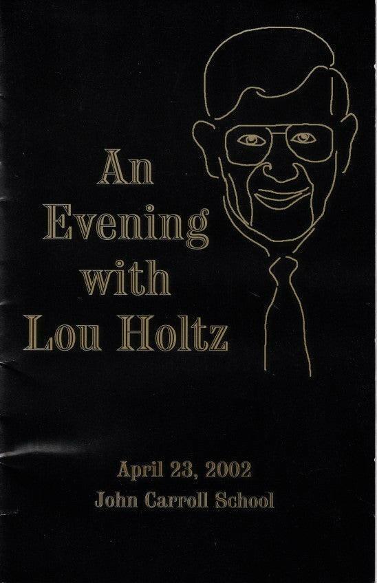 Lou Holtz autographed Notre Dame Riddell mini helmet JSA - AutographsForSale.com