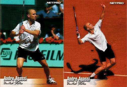 Andre Agassi set of 2 2003 Netpro tennis cards - AutographsForSale.com