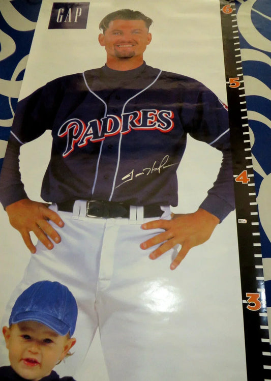 Trevor Hoffman signed SD Padres 90s life size poster MLB hologram - AutographsForSale.com