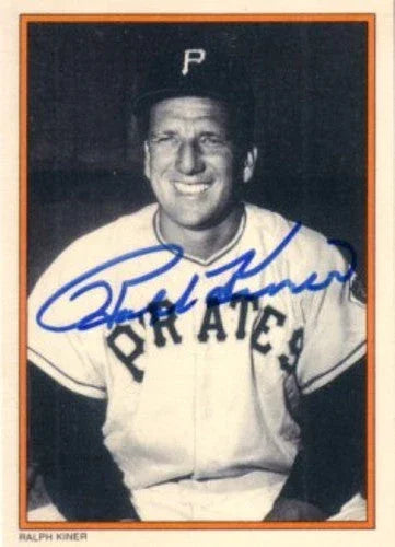 Ralph Kiner signed Pittsburgh Pirates 1985 Topps Circle K Home Run Kings card - AutographsForSale.com