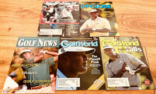 14 Vijay Singh autographed Golf World or Golfweek magazines - AutographsForSale.com