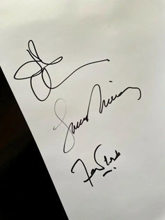 Leonard Nimoy John Cho Faran Tahir signed 2009 Star Trek 27x40 movie poster JSA - AutographsForSale.com