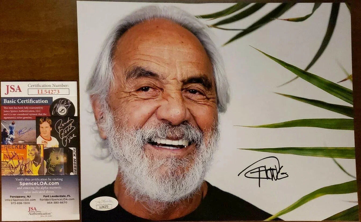 Tommy Chong autographed 8x10 horizontal photo JSA - AutographsForSale.com