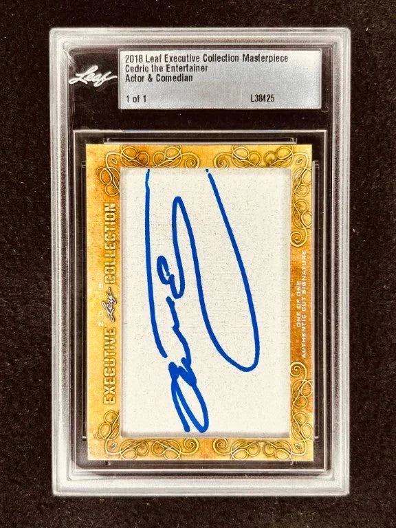 Cedric The Entertainer 2018 Leaf Masterpiece Cut Signature certified autograph card 1/1 JSA Neighborhood - AutographsForSale.com