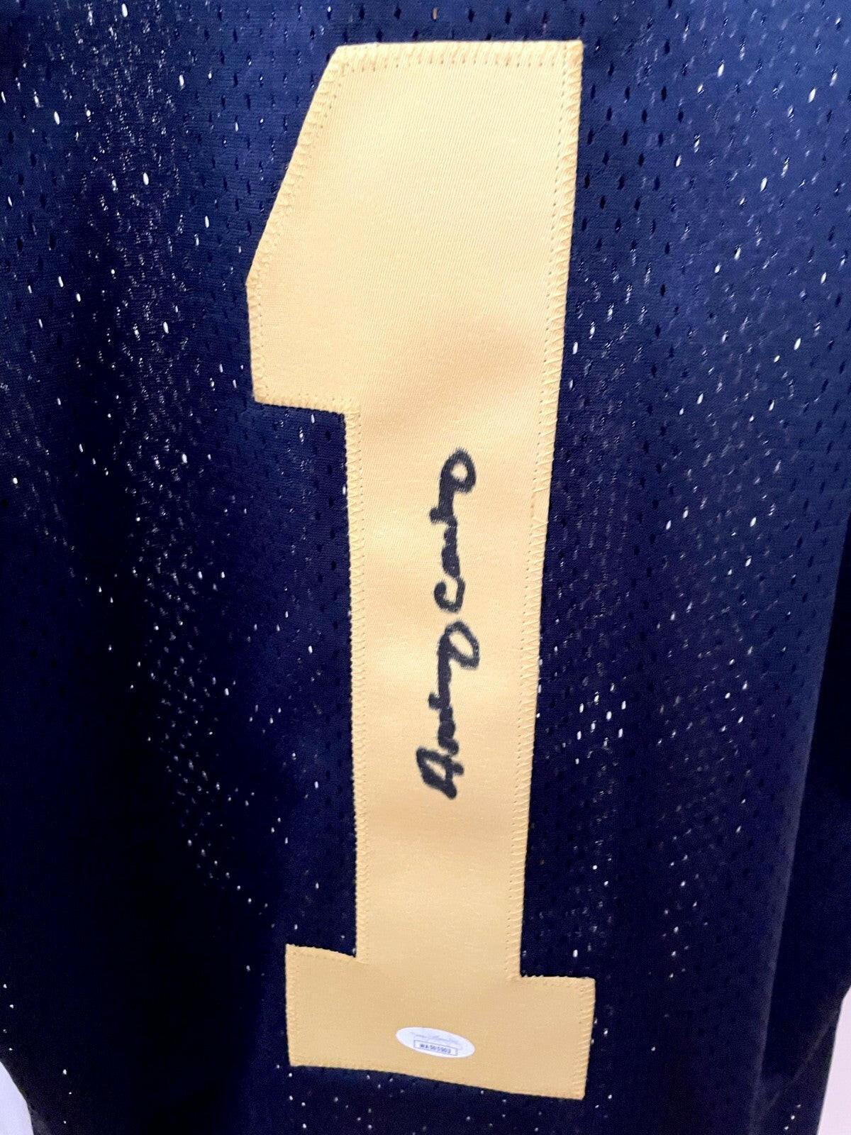 Anthony Carter signed Michigan Wolverines blue jersey JSA - AutographsForSale.com