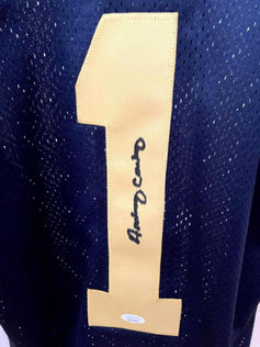 Anthony Carter signed Michigan Wolverines blue jersey JSA - AutographsForSale.com